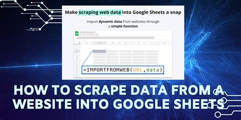 How to Scrape Data from a Website into Google Sheets: A Journey Through the Digital Labyrinth