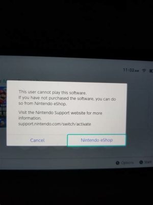 this user cannot play this software switch, but perhaps the software can play the user